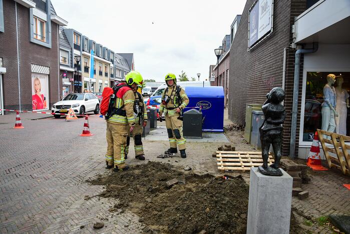 Stratenmakers veroorzaken gaslekkage