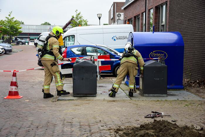 Stratenmakers veroorzaken gaslekkage