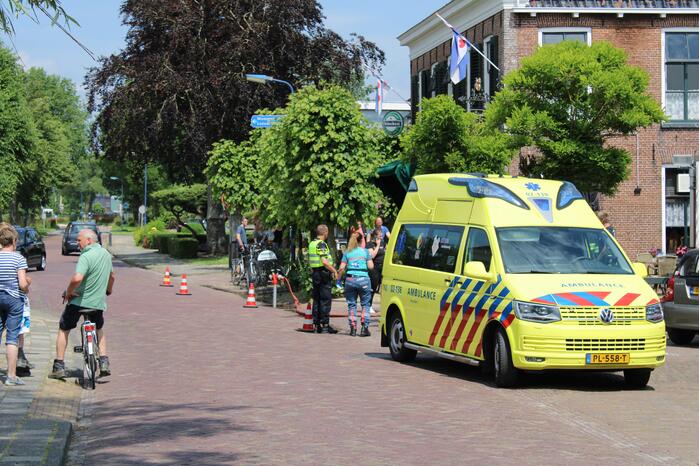 Brand in keuken van eetcafé