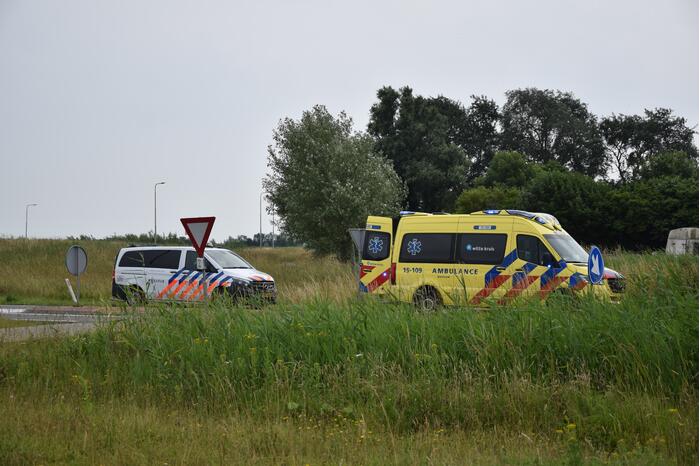 Wielrenner gewond bij eenzijdig ongeval op oversteekplaats