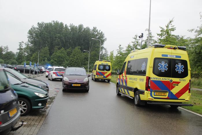 Traumahelikopter voor incident in restaurant