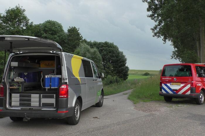 Brandweer ingezet voor gaslucht door werkzaamheden