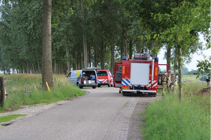 Brandweer ingezet voor gaslucht door werkzaamheden