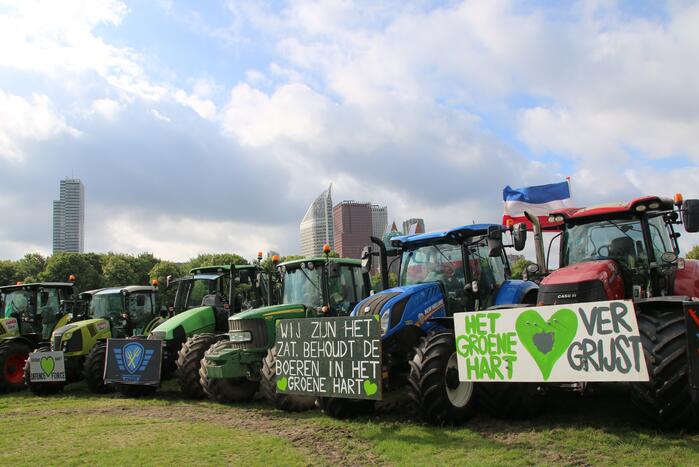 Eerste boeren arriveren op demonstratieterrein