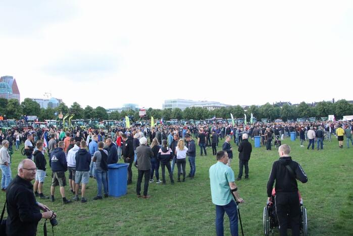 Eerste boeren arriveren op demonstratieterrein