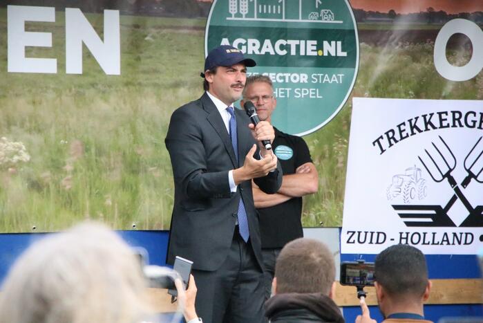 Eerste boeren arriveren op demonstratieterrein