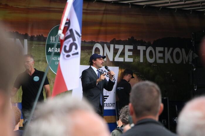 Eerste boeren arriveren op demonstratieterrein