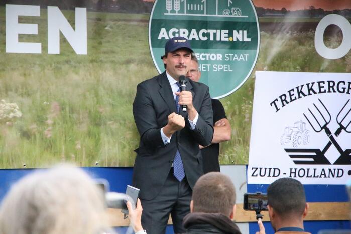 Eerste boeren arriveren op demonstratieterrein