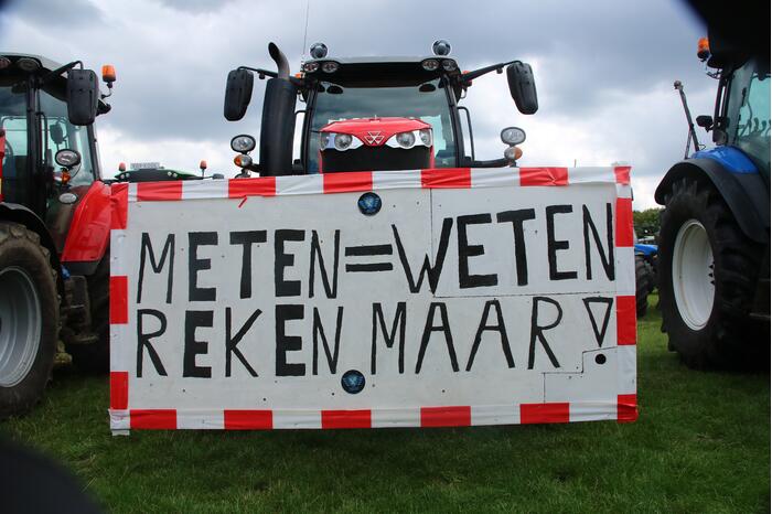 Eerste boeren arriveren op demonstratieterrein