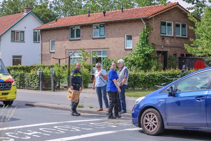 Fietser geschept op oversteekplaats
