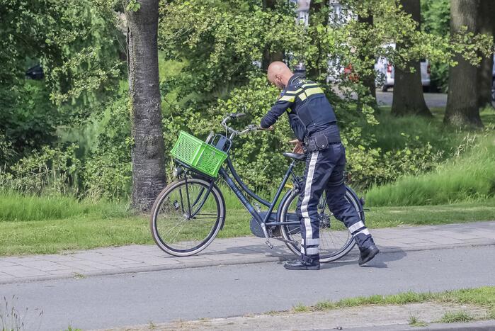 Fietser geschept op oversteekplaats