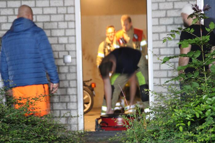 Lekkende bromfiets zorgt voor vreemde lucht