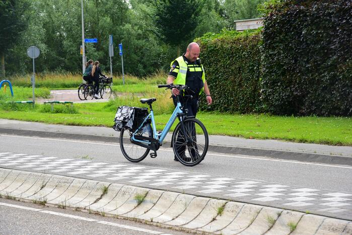 fietsster aangereden door auto