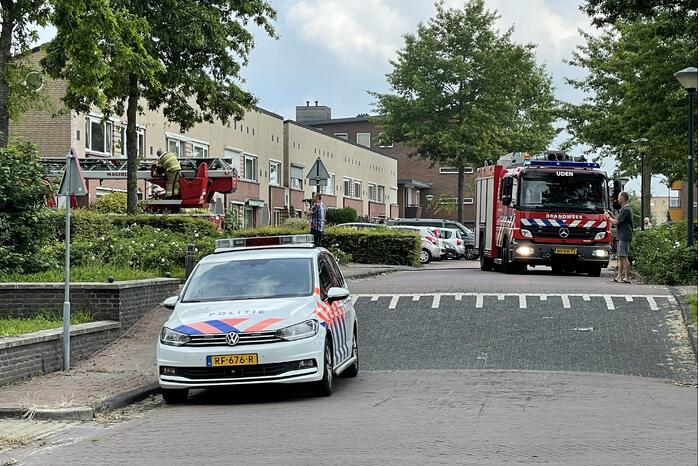 Brand in appartement na dakreparatie