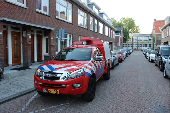 Flinke waterlekkage in leegstaand pand