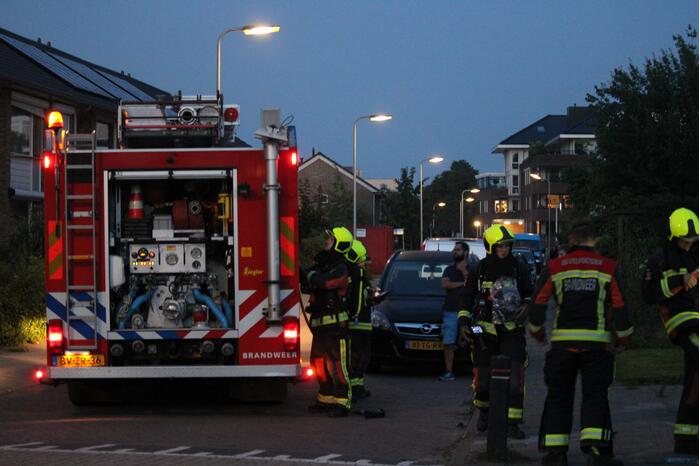 Brand in ondergrondse container