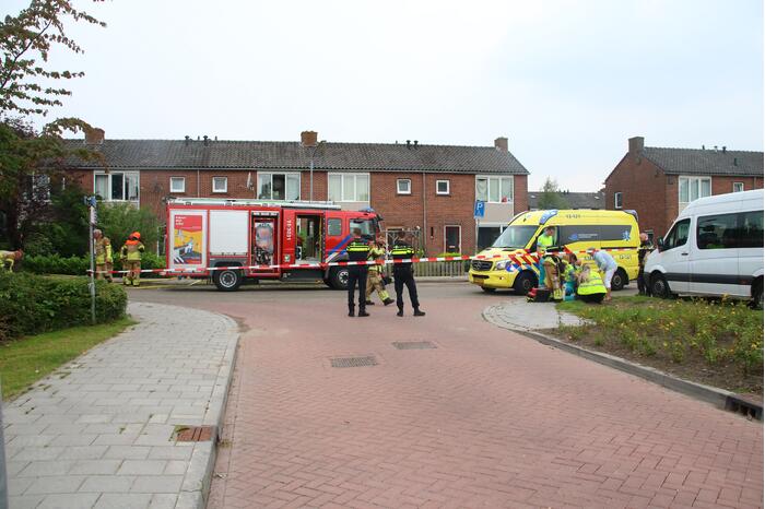 Brand in keuken van woning