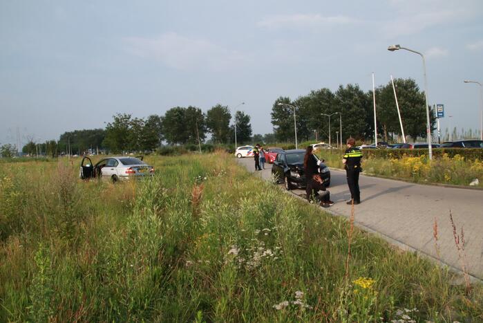 Een gewonde bij ongeval tussen twee auto's