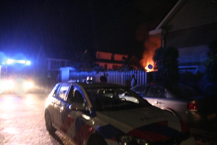 Schuur volledig uitgebrand