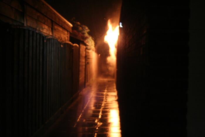 Schuur volledig uitgebrand