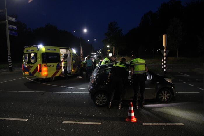 Ongeval tussen twee personenauto's