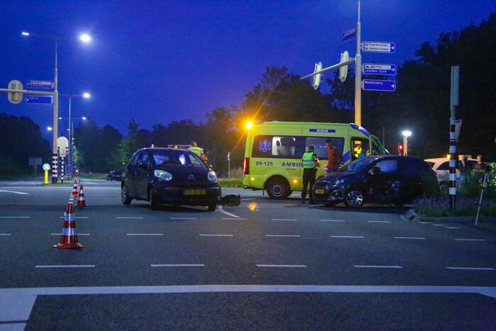 Ongeval tussen twee personenauto's