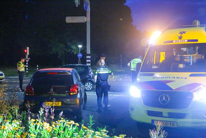 Ongeval tussen twee personenauto's