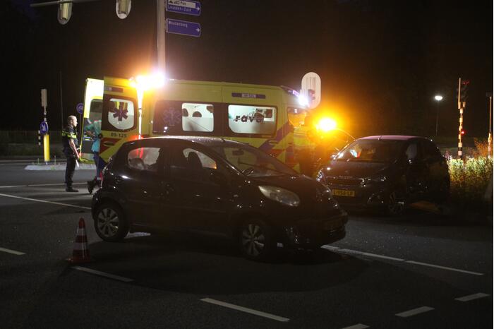 Ongeval tussen twee personenauto's