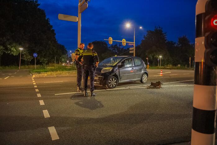 Ongeval tussen twee personenauto's