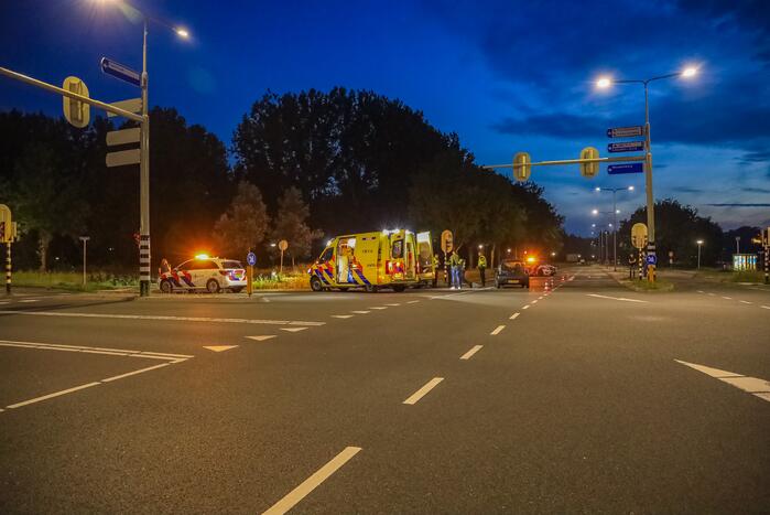 Ongeval tussen twee personenauto's