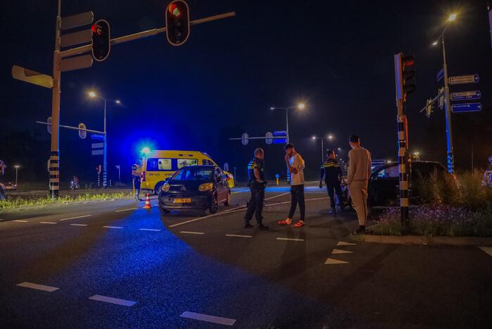 Ongeval tussen twee personenauto's