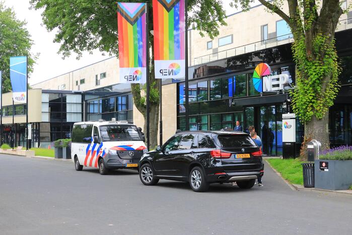 Mediapark zwaar beveiligd voor opnames RTL Boulevard