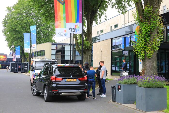 Mediapark zwaar beveiligd voor opnames RTL Boulevard