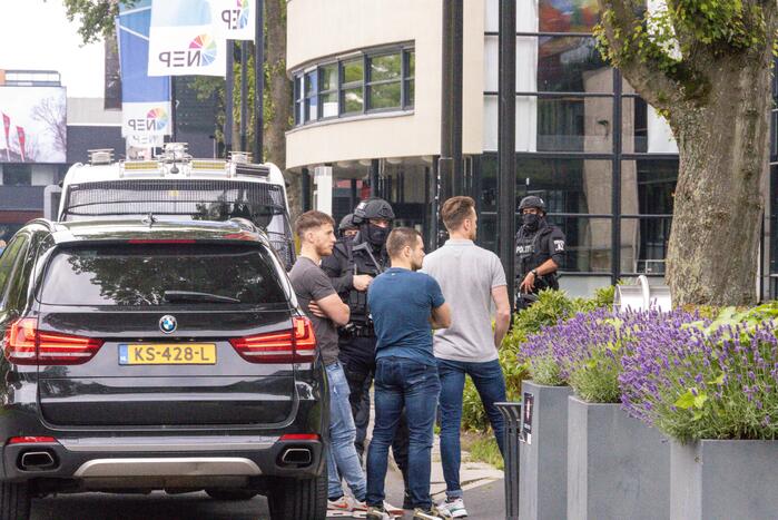 Mediapark zwaar beveiligd voor opnames RTL Boulevard