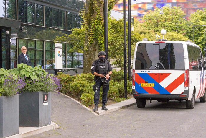 Mediapark zwaar beveiligd voor opnames RTL Boulevard