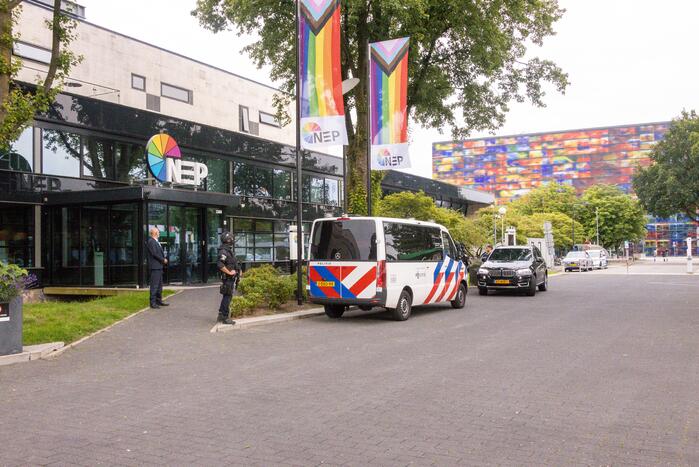 Mediapark zwaar beveiligd voor opnames RTL Boulevard