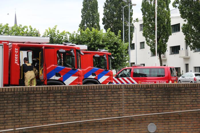 Theater deels ontruimd door brand