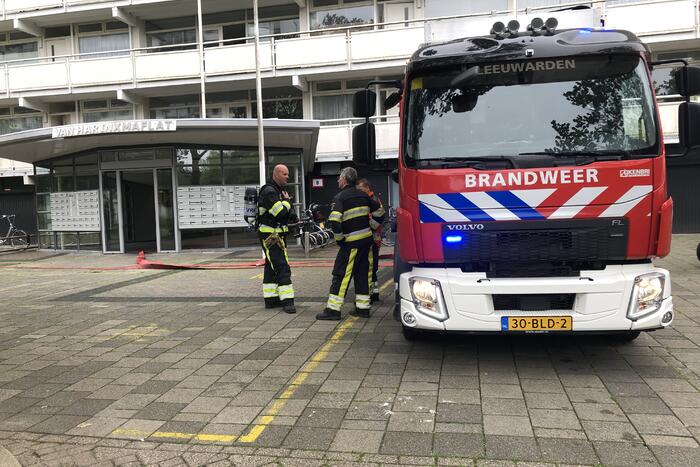 Brand op negende verdieping flatgebouw