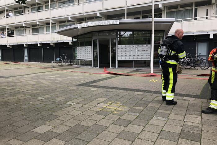 Brand op negende verdieping flatgebouw