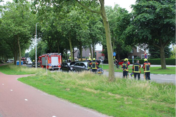 Automobilist botst vol op zijn voorganger