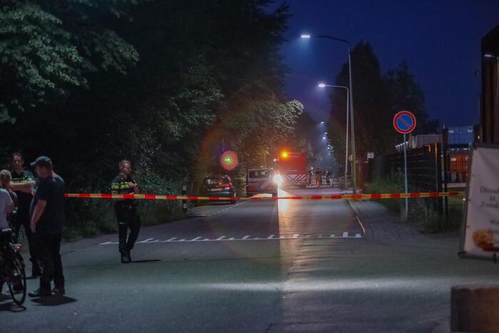 Brand in loods op bedrijventerrein