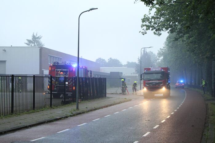Zeer grote brand in bedrijfspand