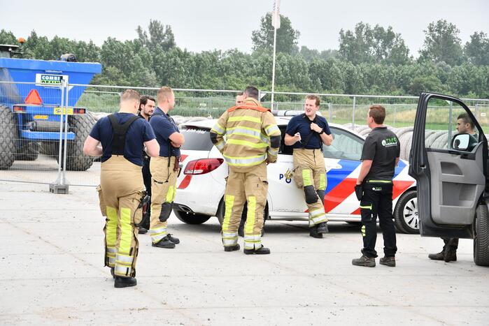 Mogelijke koperdiefstal bij zonnepanelenveld
