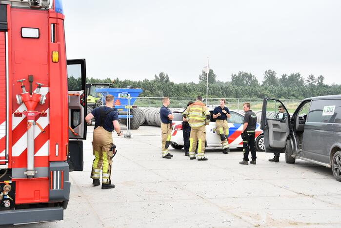 Mogelijke koperdiefstal bij zonnepanelenveld