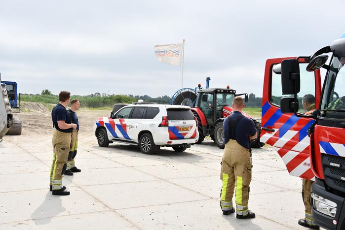 Mogelijke koperdiefstal bij zonnepanelenveld