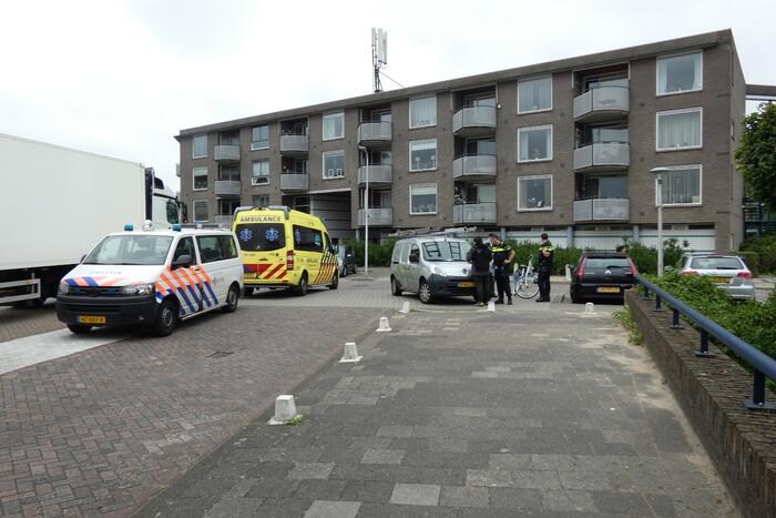 Fietser gewond bij botsing met bestelbus