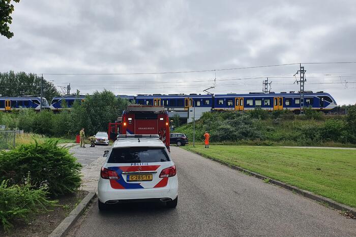 Geen treinverkeer door aanrijding op spoor