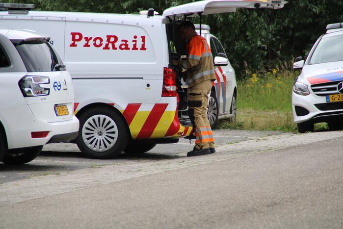 Geen treinverkeer door aanrijding op spoor