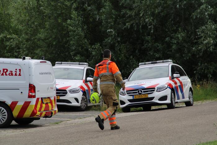 Geen treinverkeer door aanrijding op spoor