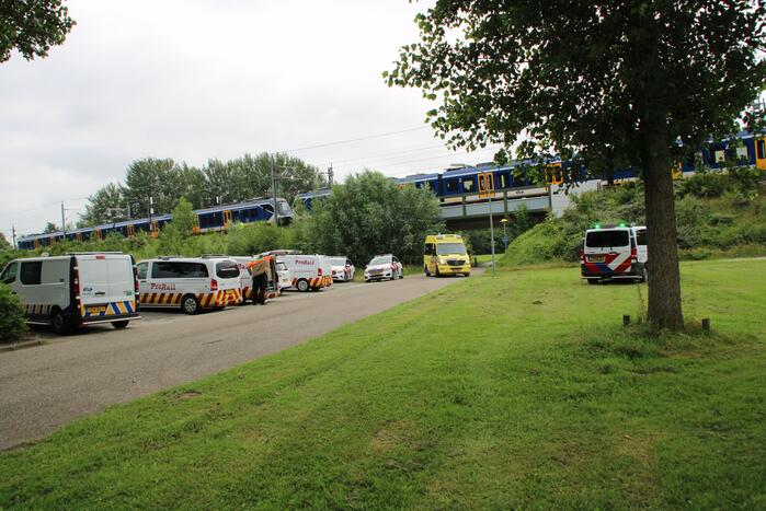 Geen treinverkeer door aanrijding op spoor